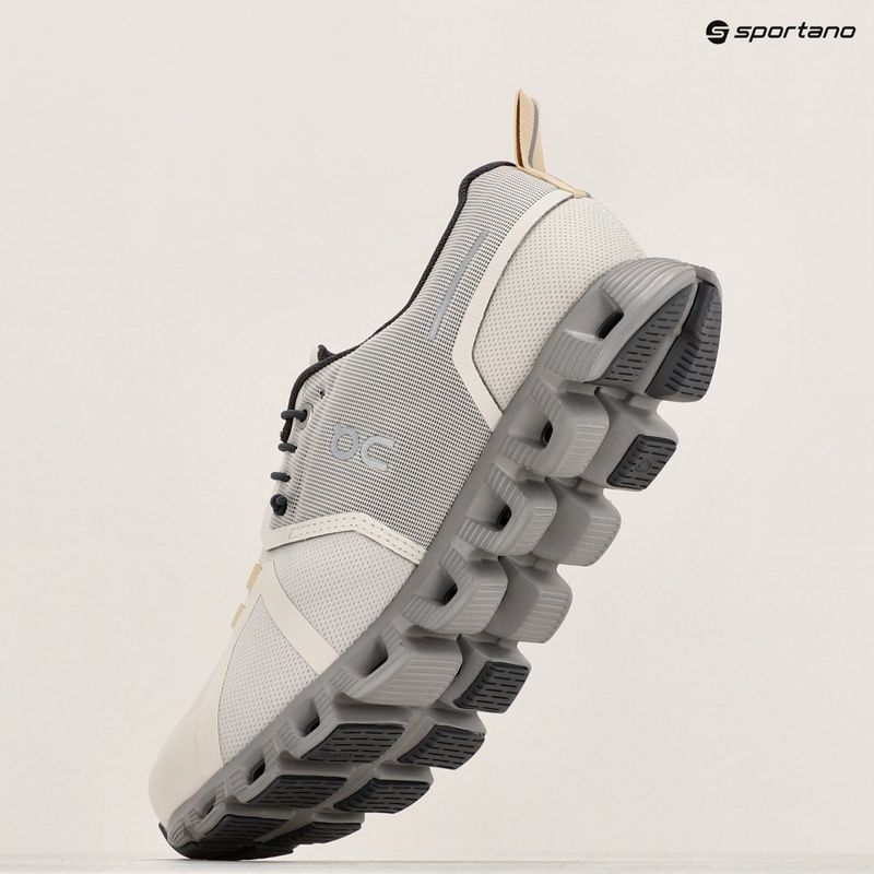 Încălțăminte de alergat pentru femei On Running Cloud 5 Waterproof pearl/fog 16