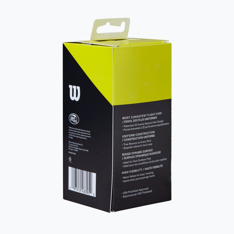 Mingi de picketball Wilson TRU 32 Picketball 2 buc. yellow 5