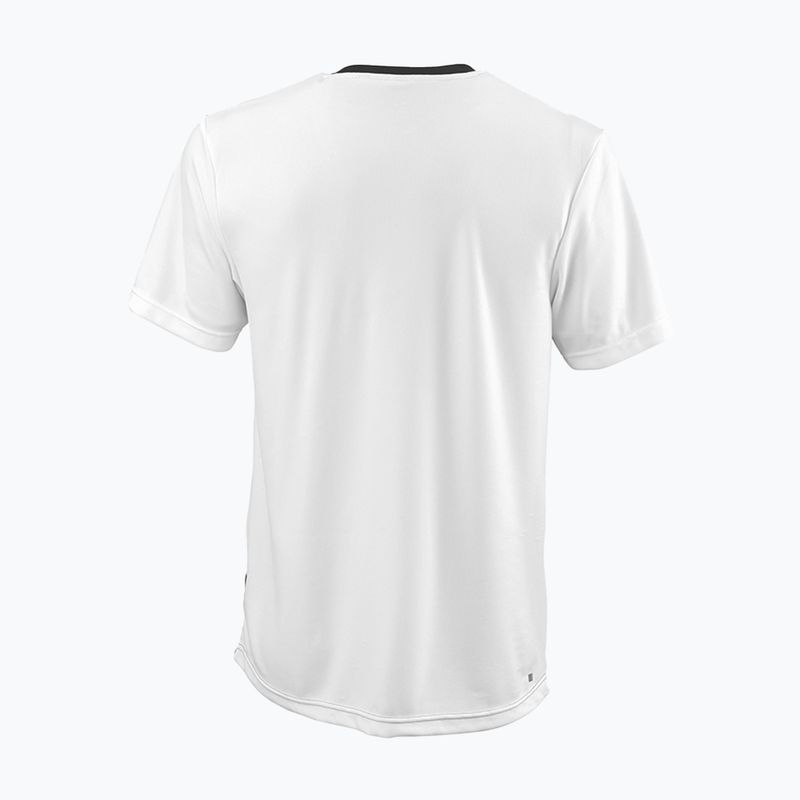 Tricou de tenis pentru bărbați Wilson Team II Crew alb și negru WRA794001 2