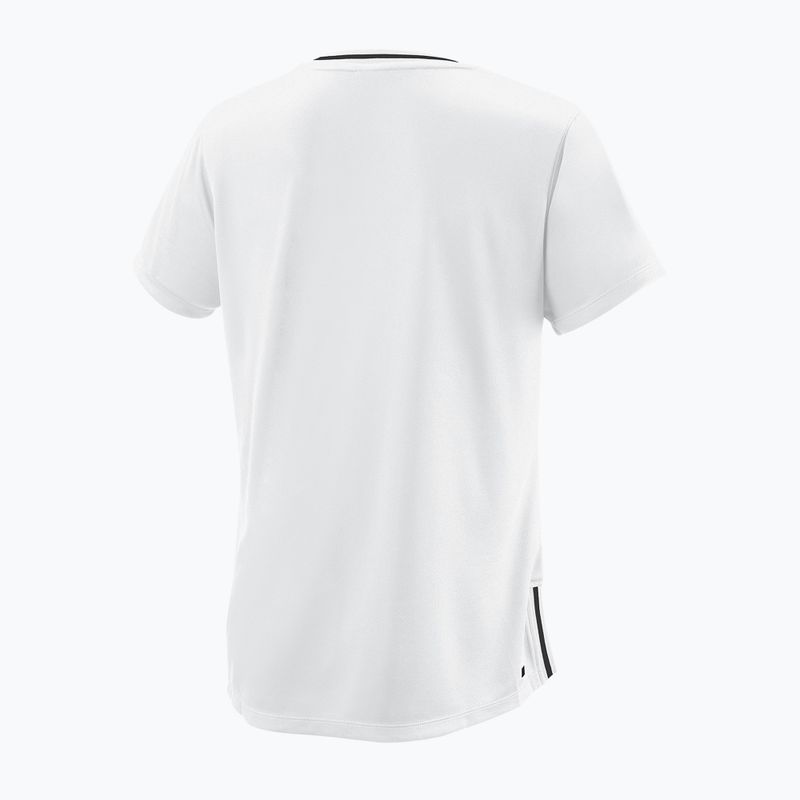 Tricou de tenis pentru femei Wilson Team II V-Neck alb WRA795302 2