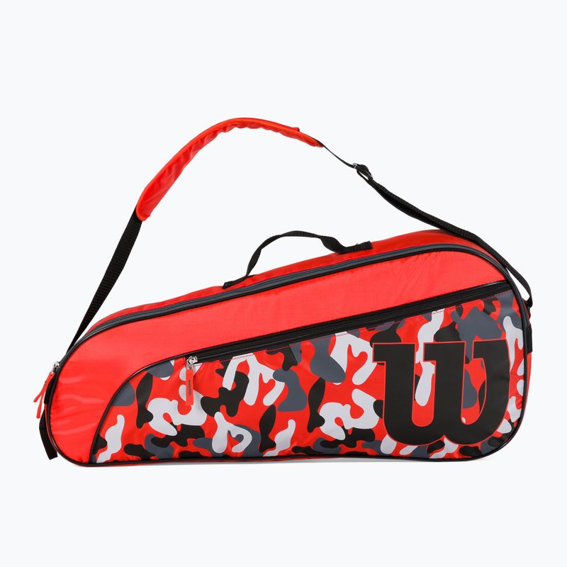 Geantă de tenis pentru copii Wilson Junior Racketbag roșu WR8017804001