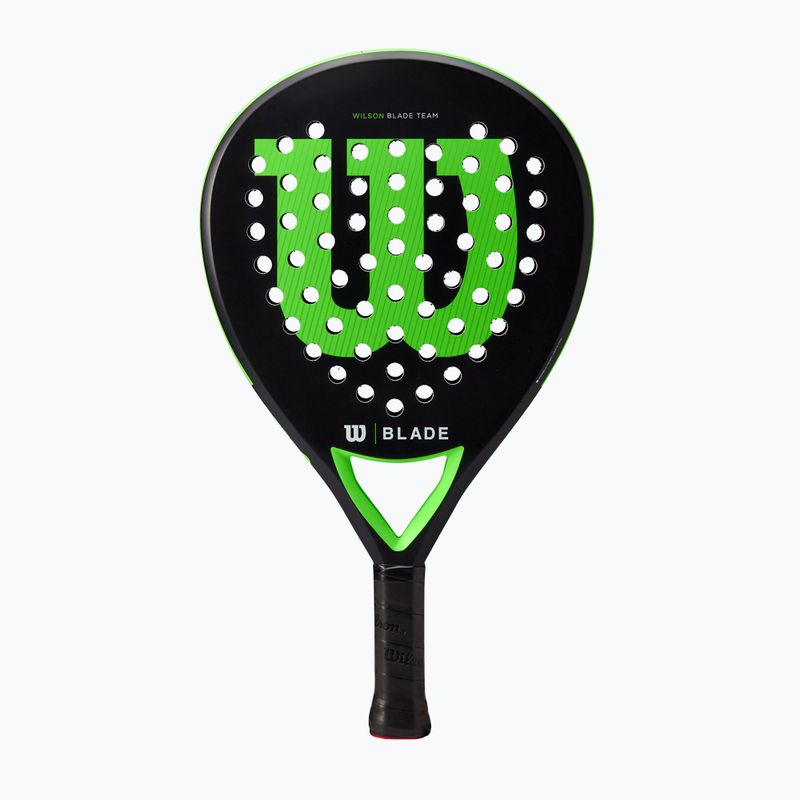 Rachetă de padel Wilson Blade Team V2 negru-verde WR067411U2 6