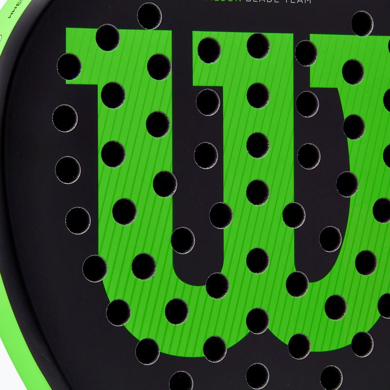 Rachetă de padel Wilson Blade Team V2 negru-verde WR067411U2 10