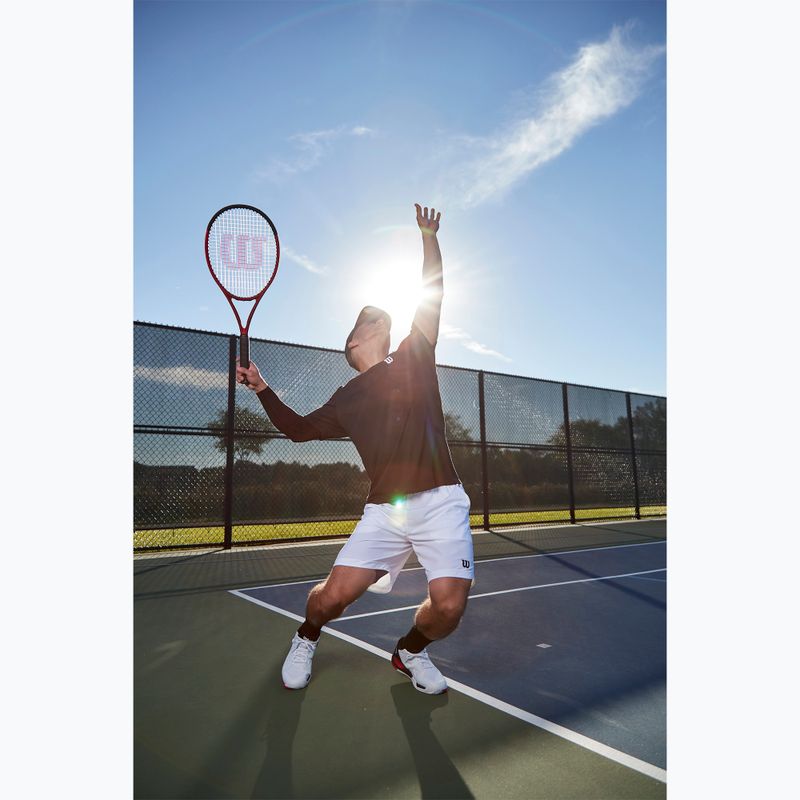 Încălțăminte de tenis pentru bărbați Wilson Rush Pro Ace white/red/poppy red 10