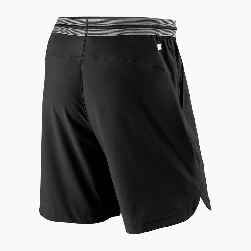 Pantaloni scurți de tenis pentru bărbați Wilson Bela Power 8 Short II negru WRA806902 2