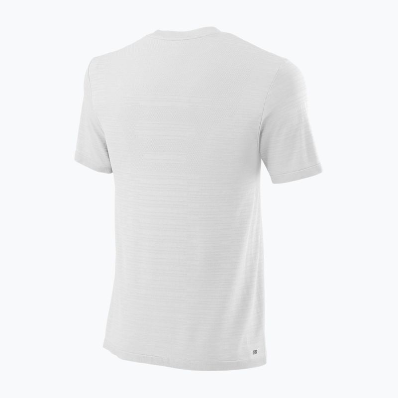 Tricou de tenis pentru bărbați Wilson Bela SMLS Crew III alb WRA813004 2