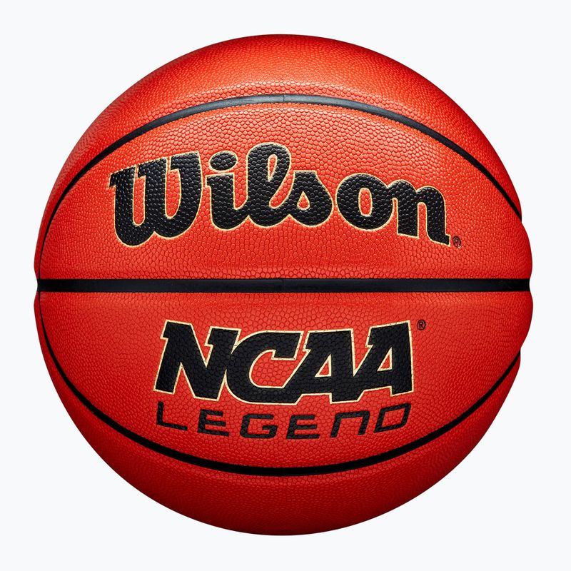 Minge de baschet Wilson NCAA Legend orange/black mărimea 6