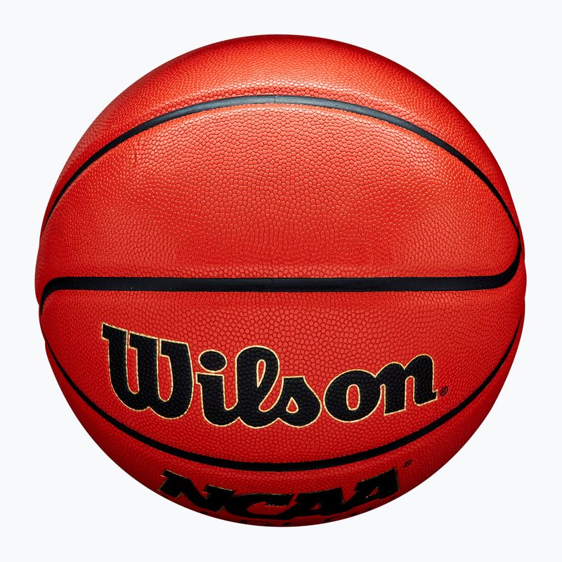Minge de baschet Wilson NCAA Legend orange/black mărimea 6 5