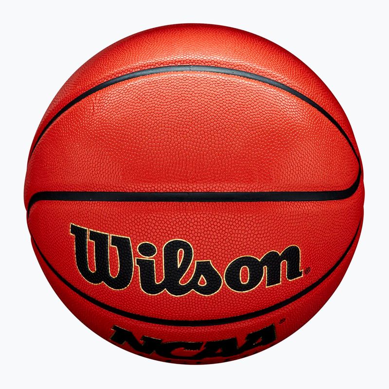 Minge de baschet Wilson NCAA Legend orange/black mărimea 5 3