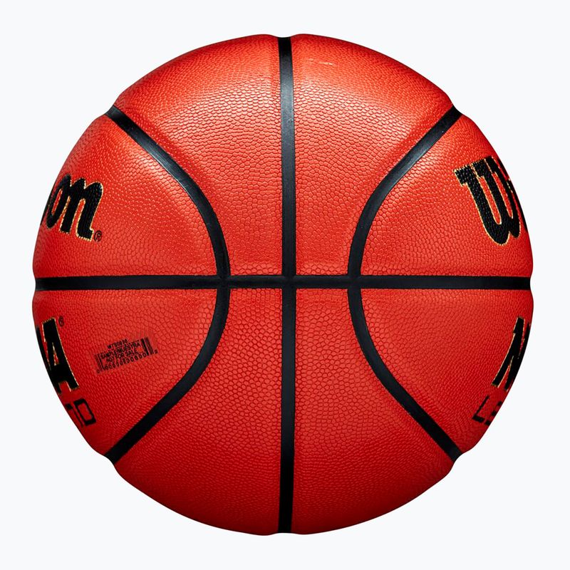 Minge de baschet Wilson NCAA Legend orange/black mărimea 5 5
