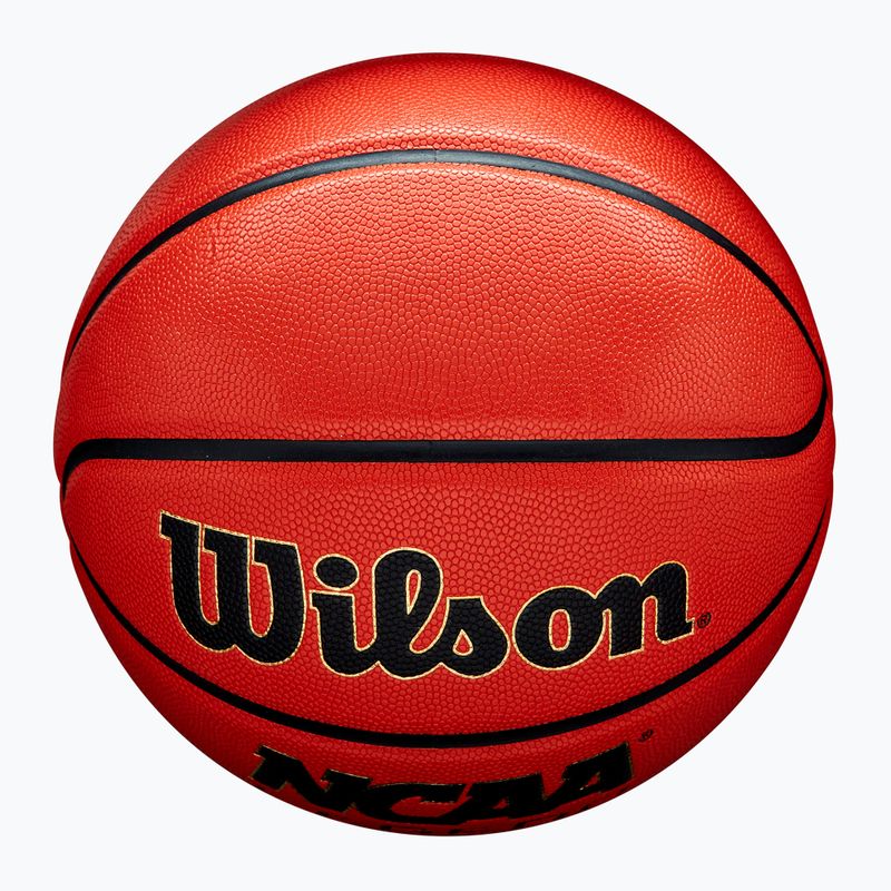 Minge de baschet Wilson NCAA Legend orange/black mărimea 7 5
