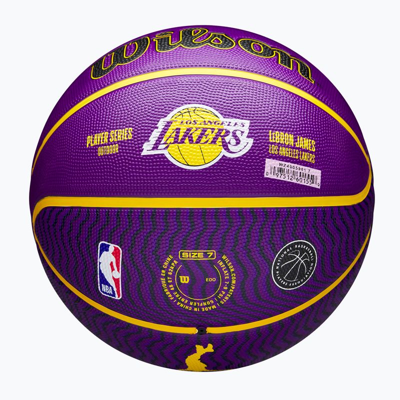Wilson NBA Jucător NBA Icon în aer liber Lebron baschet WZ4005901XB7 mărimea 7 7