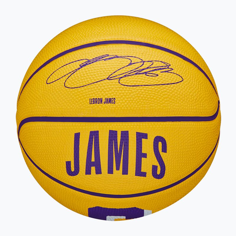 Wilson NBA Player Icon Mini Lebron baschet WZ4007201XB3 mărimea 3