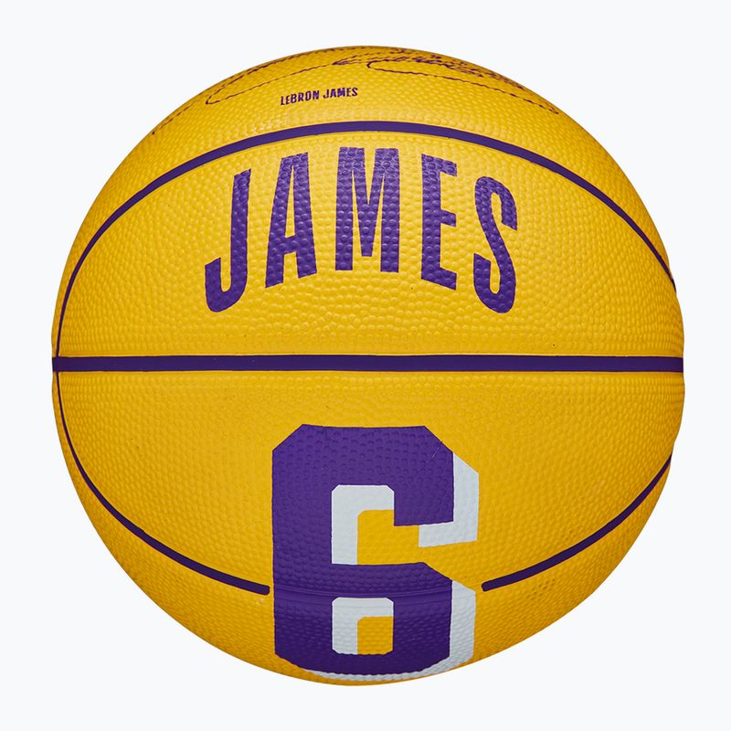 Wilson NBA Player Icon Mini Lebron baschet WZ4007201XB3 mărimea 3 3