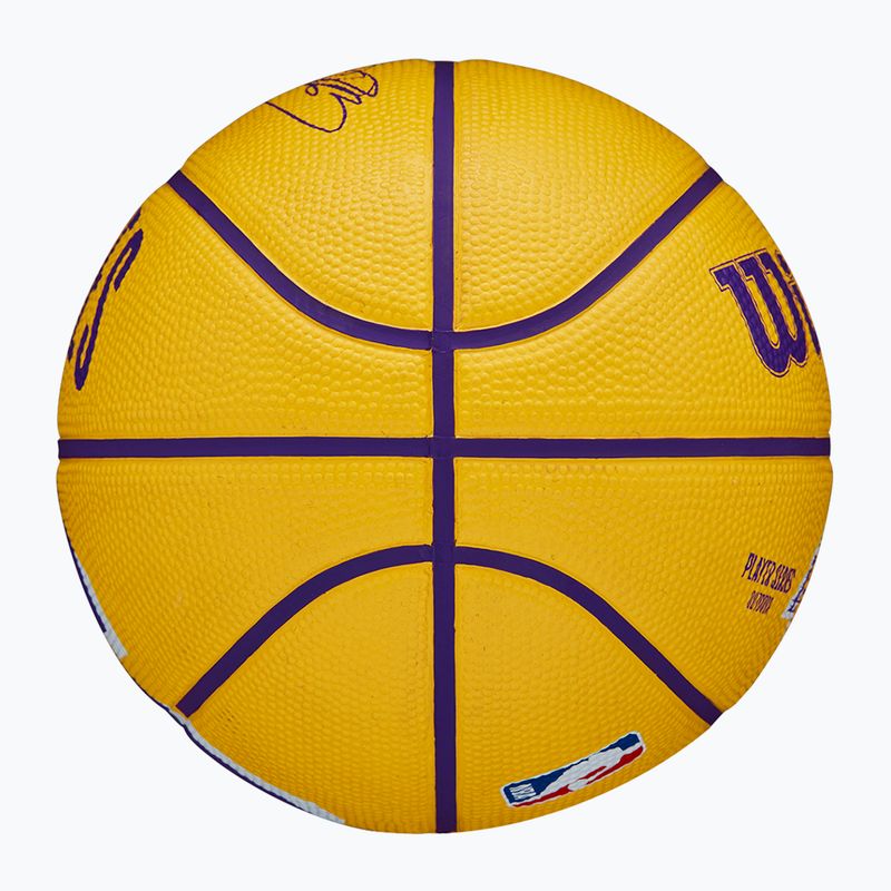 Wilson NBA Player Icon Mini Lebron baschet WZ4007201XB3 mărimea 3 5
