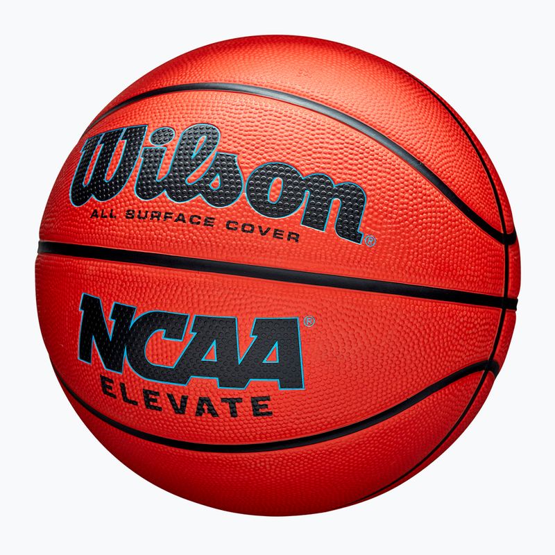 Minge de baschet Wilson NCAA Elevate orange/black mărime 6