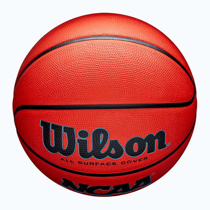 Minge de baschet Wilson NCAA Elevate orange/black mărime 6