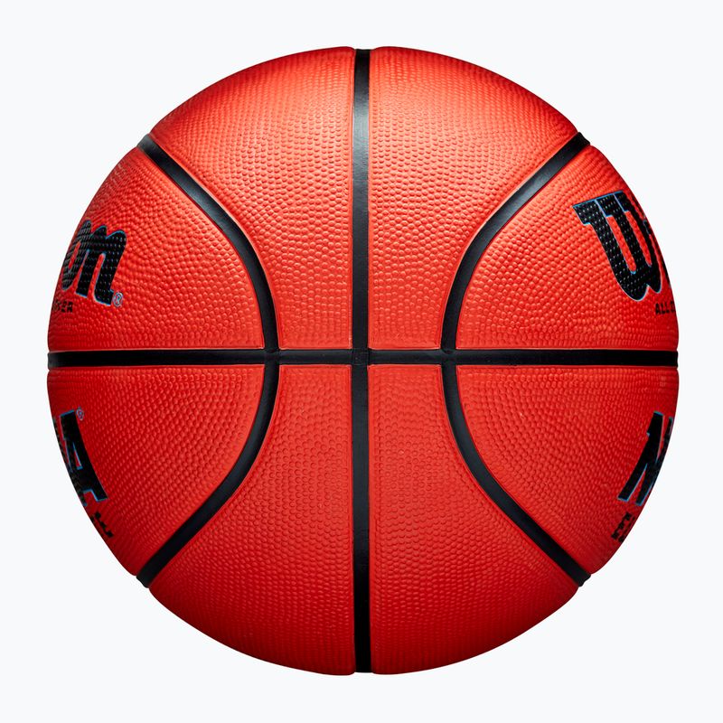 Minge de baschet Wilson NCAA Elevate orange/black mărime 6