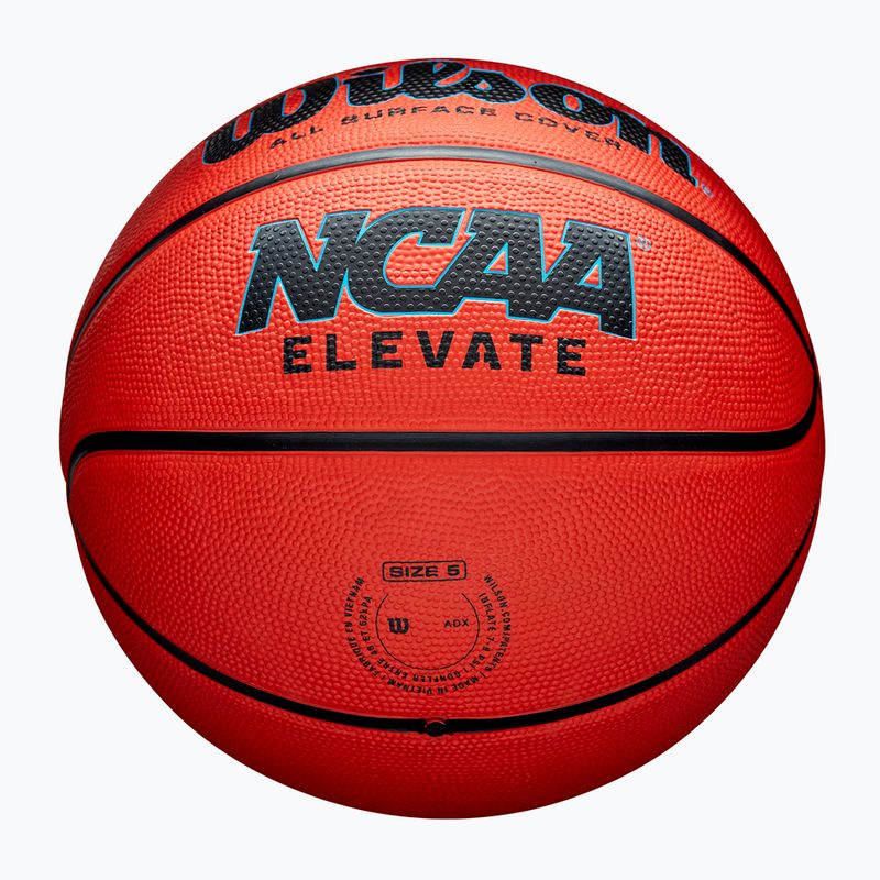 Minge de baschet pentru copii Wilson NCAA Elevate orange/black mărime 5 5