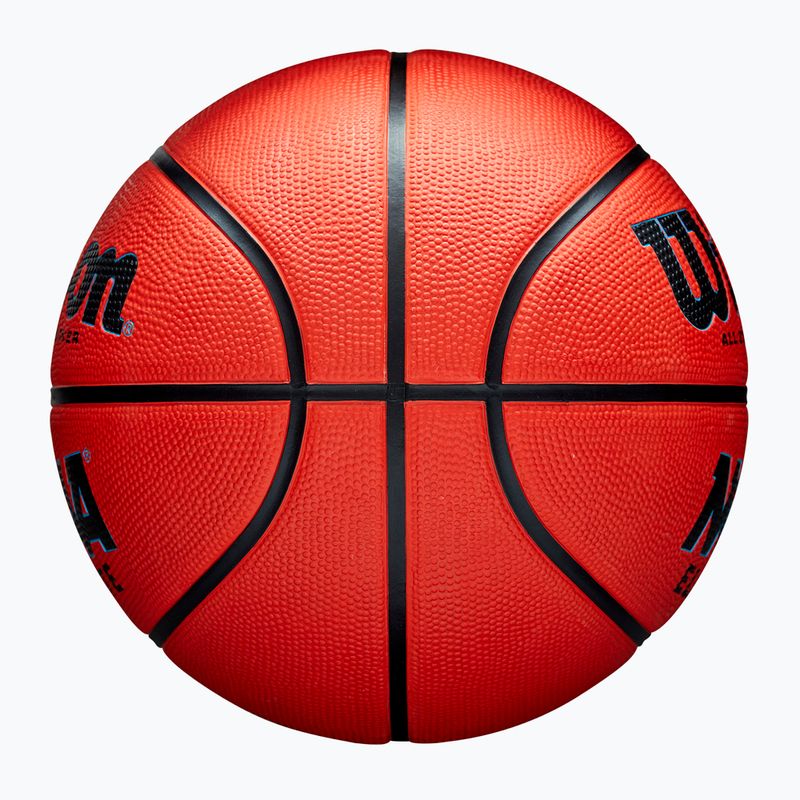 Minge de baschet pentru copii Wilson NCAA Elevate orange/black mărime 5 6