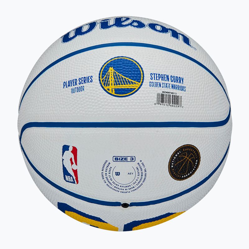 Wilson NBA Player Icon Mini Curry baschet WZ400747401XB3 mărimea 3 6