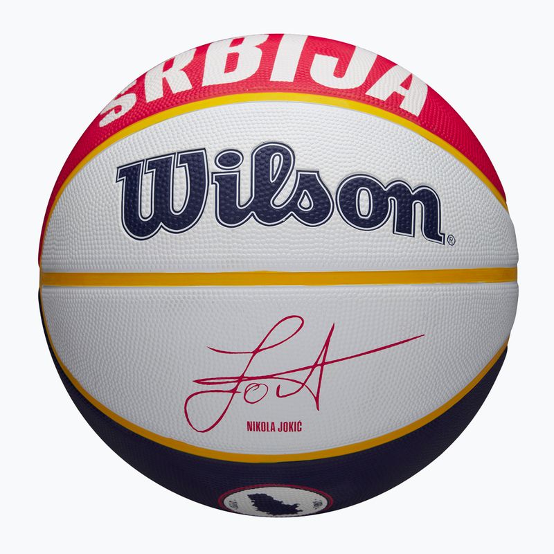 Minge de baschet Wilson NBA Player Local Jokic blue mărime 7