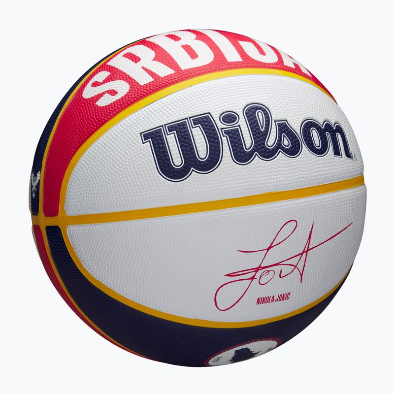 Minge de baschet Wilson NBA Player Local Jokic blue mărime 7 2
