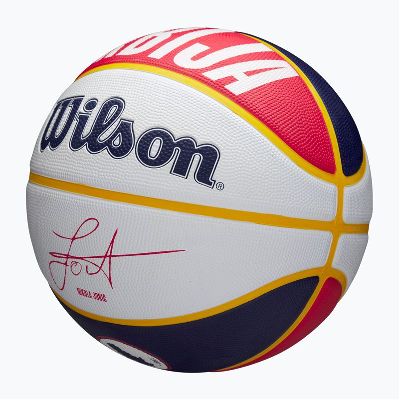 Minge de baschet Wilson NBA Player Local Jokic blue mărime 7