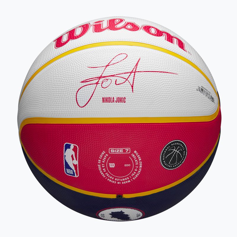 Minge de baschet Wilson NBA Player Local Jokic blue mărime 7