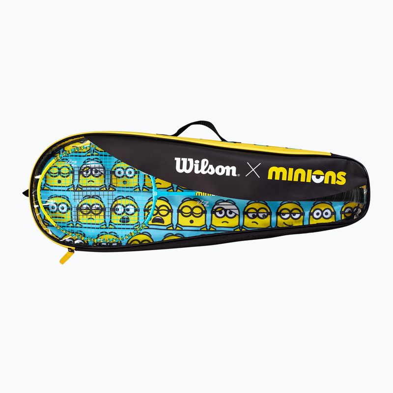 Set de badminton pentru copii Wilson Minions 2.0 black/yellow 4
