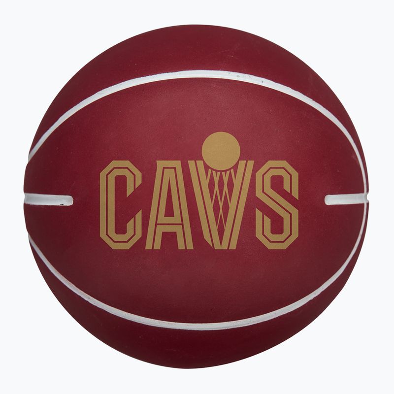 Minge de baschet Wilson NBA Team Dribbler Cleveland Cavaliers brown 2