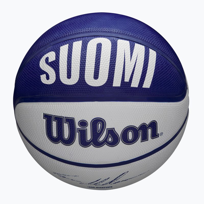 Minge de baschet pentru copii Wilson NBA Player Local Markkanen blue mărime 5 4