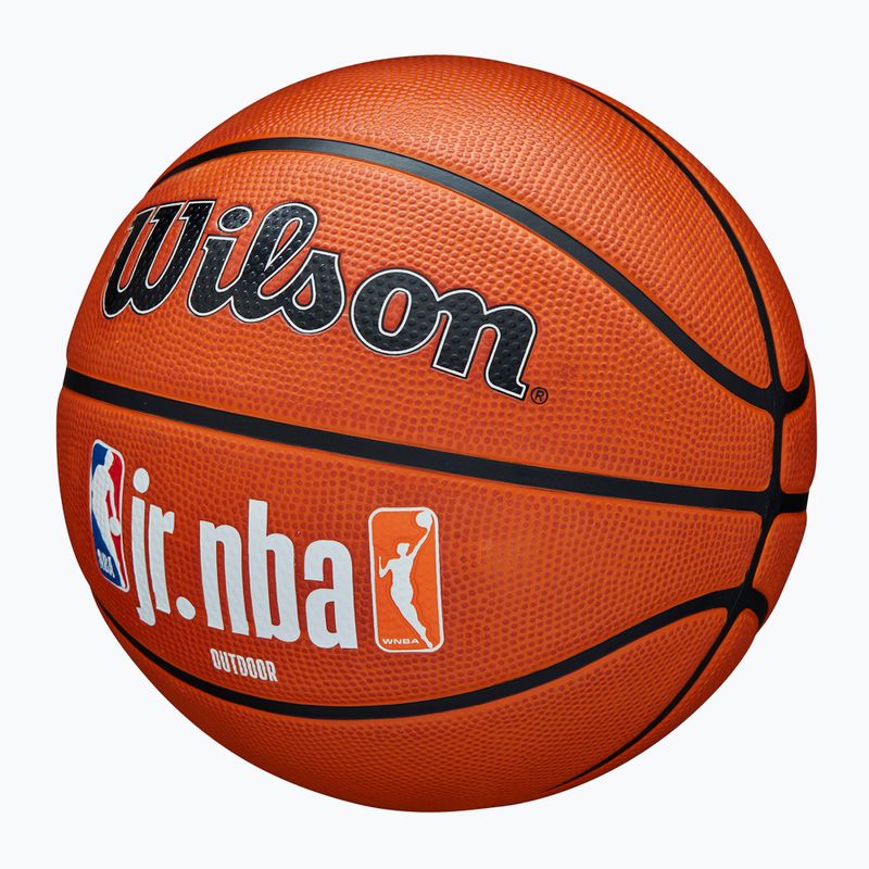 Minge de baschet pentru copii Wilson NBA JR Fam Logo Authentic Outdoor brown mărime 5
