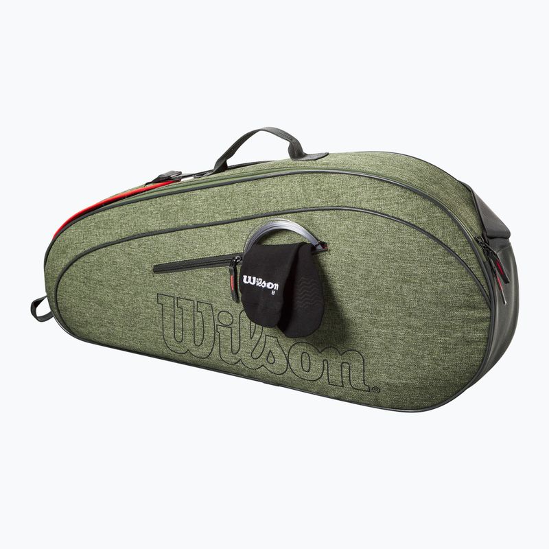 Geantă de tenis Wilson Team 3Pk heather green