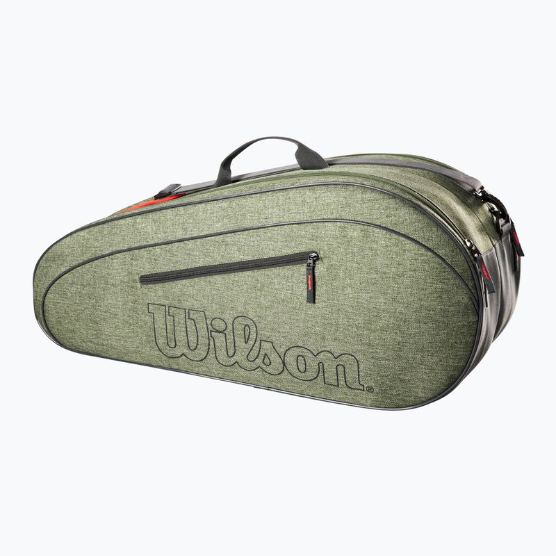 Geantă de tenis Wilson Team 6Pk heather green