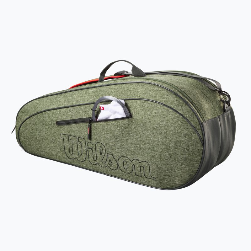 Geantă de tenis Wilson Team 6Pk heather green 3