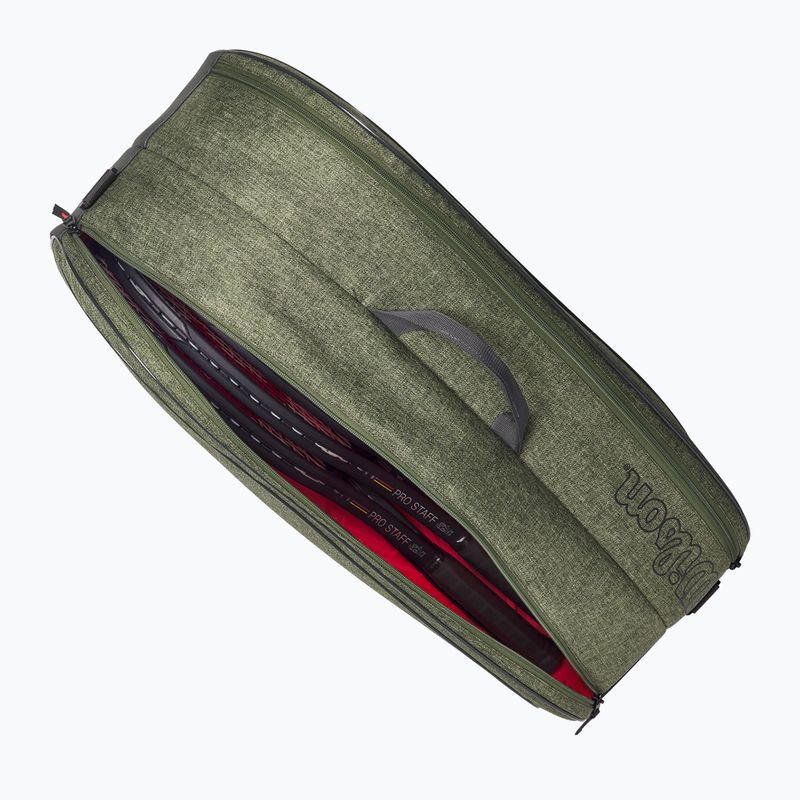 Geantă de tenis Wilson Team 6Pk heather green 4