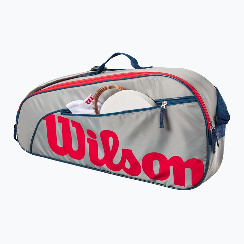 Wilson Junior 3 Pack 3 pachete de tenis pentru copii gri WR802390101001 5