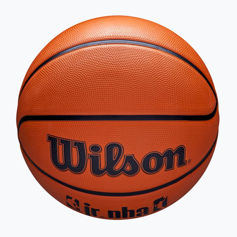 Minge de baschet Wilson NBA JR Drv Fam Logo brown mărime 7