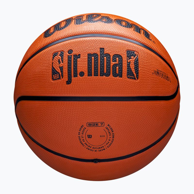 Minge de baschet Wilson NBA JR Drv Fam Logo brown mărime 7