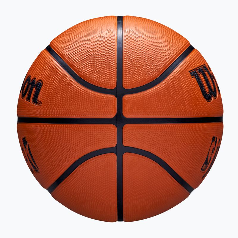 Minge de baschet Wilson NBA JR Drv Fam Logo brown mărime 7