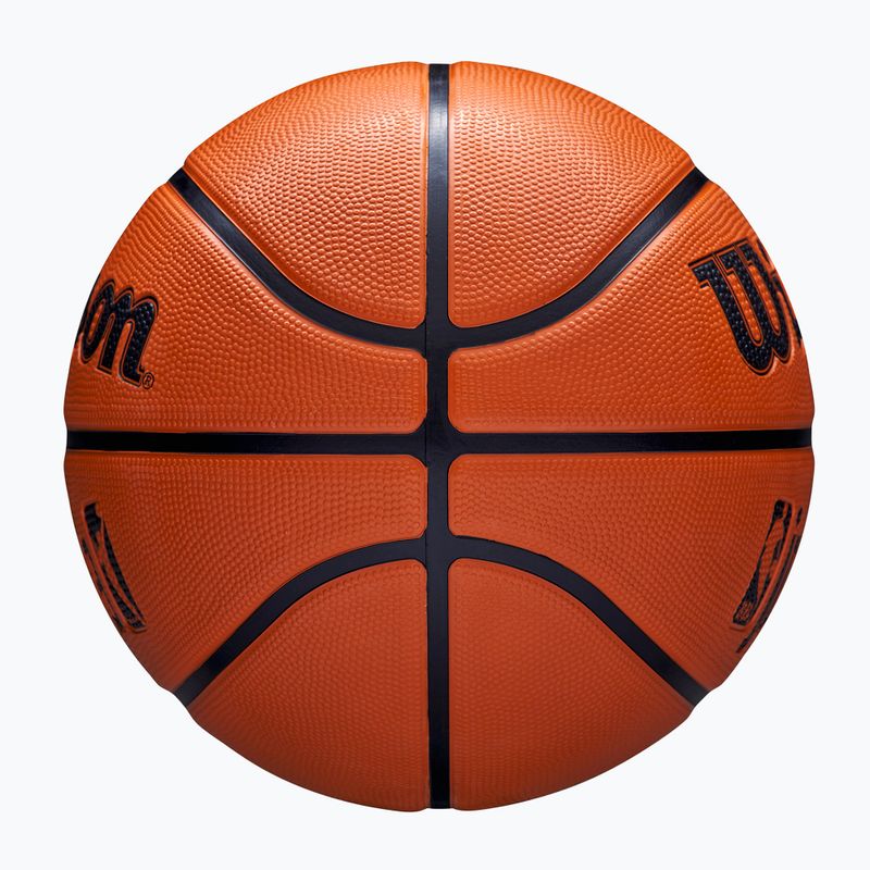 Minge de baschet pentru copii Wilson NBA JR Drv Fam Logo brown mărime 4 6