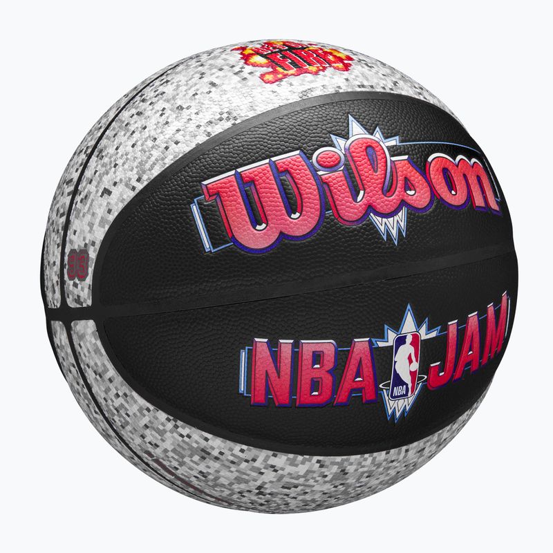 Minge de baschet Wilson NBA Jam Indoor Outdoor black/grey mărime 7 2
