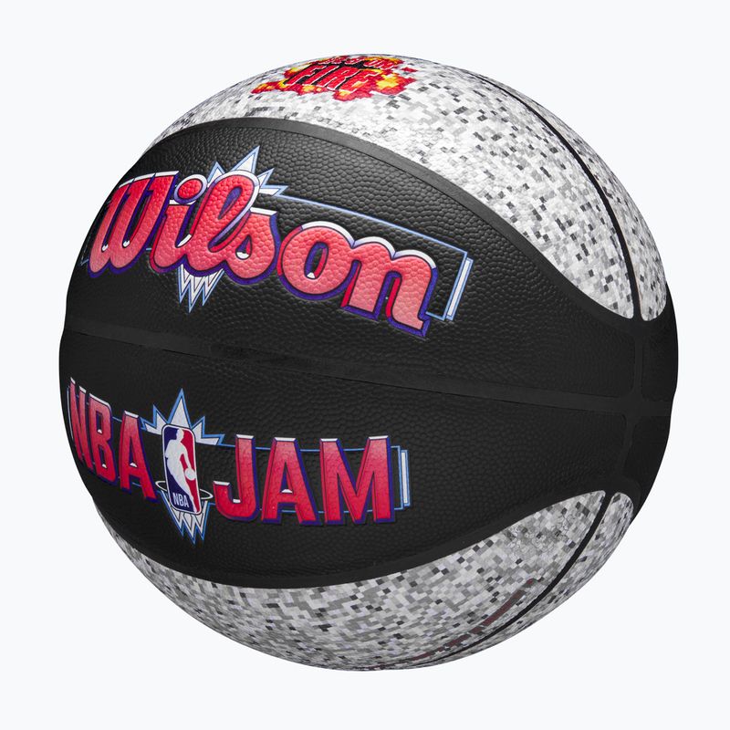 Minge de baschet Wilson NBA Jam Indoor Outdoor black/grey mărime 7