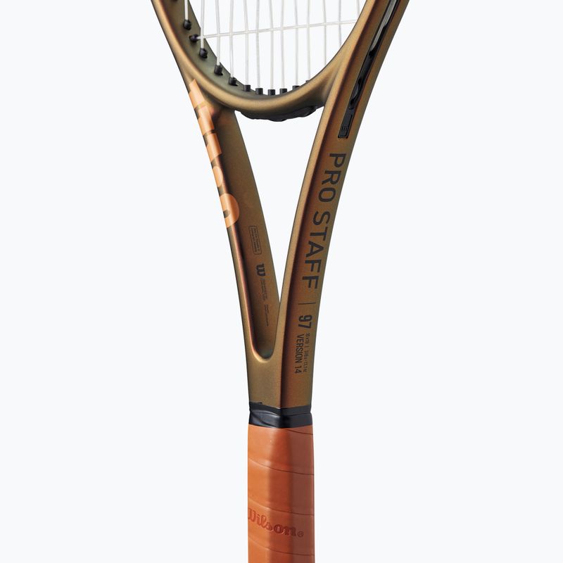 Rachetă de tenis Wilson Pro Staff Team V14 aur WR136011 9