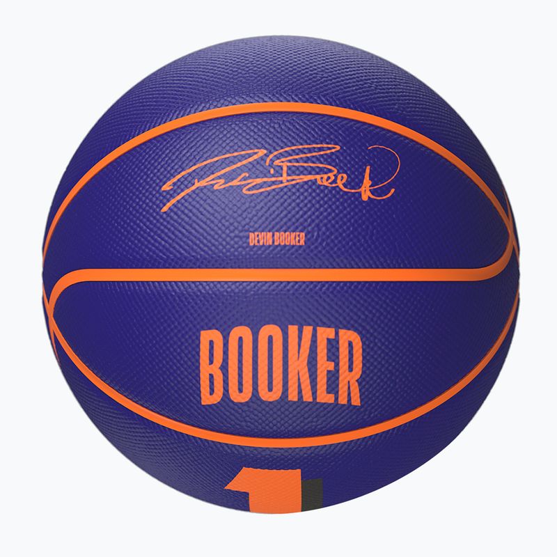 Minge de baschet pentru copii Wilson NBA Player Icon Mini Booker navy mărime 3
