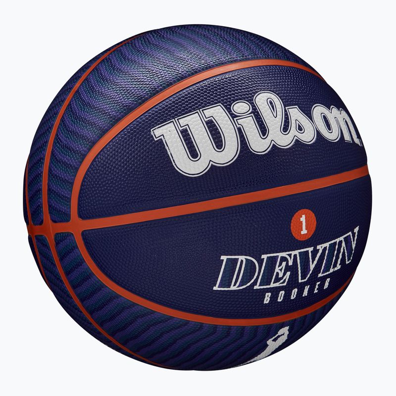 Minge de baschet Wilson NBA Player Icon Outdoor Booker navy 7 2
