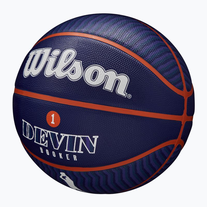 Minge de baschet Wilson NBA Player Icon Outdoor Booker navy 7 3