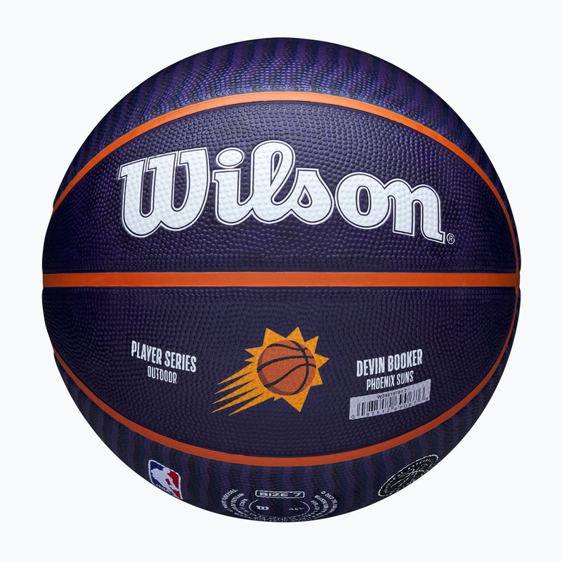 Minge de baschet Wilson NBA Player Icon Outdoor Booker navy 7 5