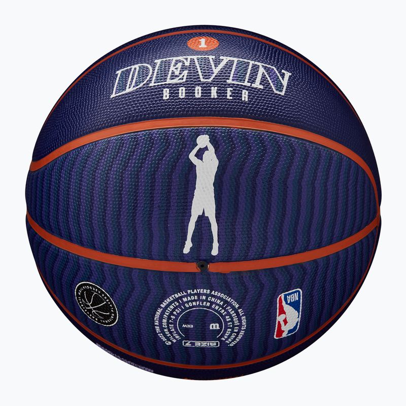 Minge de baschet Wilson NBA Player Icon Outdoor Booker navy 7 7